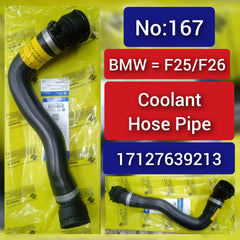 Coolant Hose Pipe 17127639213 Compatible With BMW X3 (F25) Tag no.167