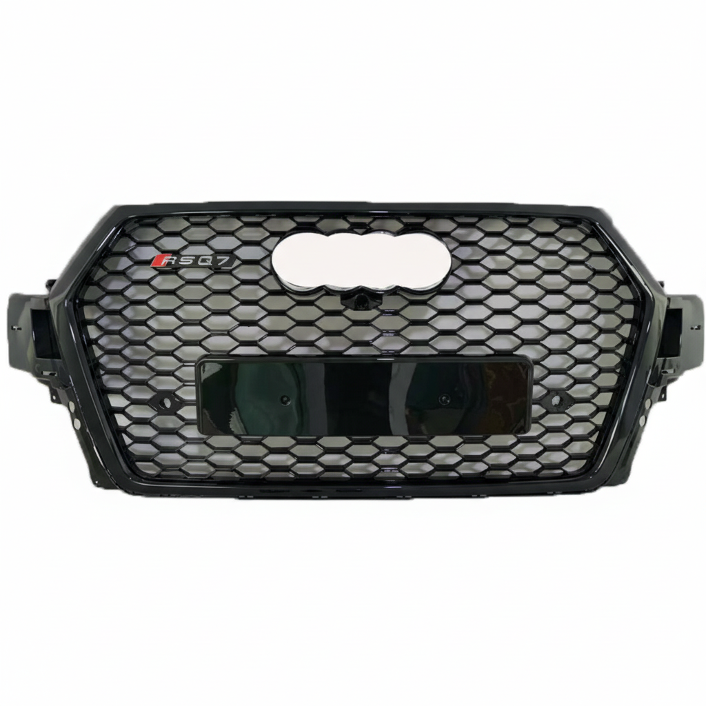 RSQ7 Full Black Honeycomb Show Grill Compatible With Audi Q7(2016-2019) Tag No.167