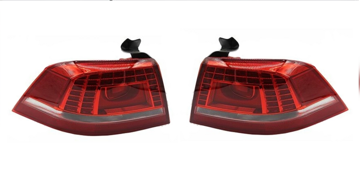Tail Light Left 3AD945207 3AD945207A 3AD945207D 3AE945207B  & Right 3AD945208 3AD945208A 3AD945208D 3AE945208B (4 Pin) Compatible With VW PASSAT B7 (2010-2014) No.167