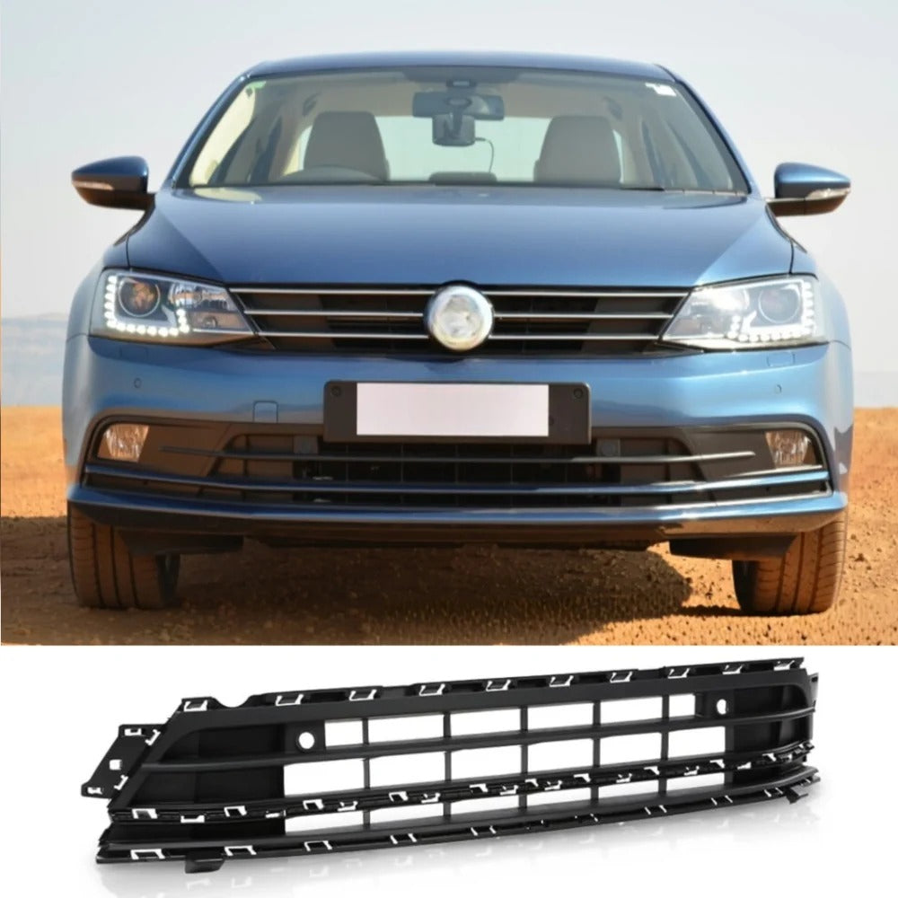 Front Bumper Lower Grill With Holes 5C6853671P 5C6853671H 5C6853671H9B9 Compatible With Volkswagen For JETTA Tag No.169