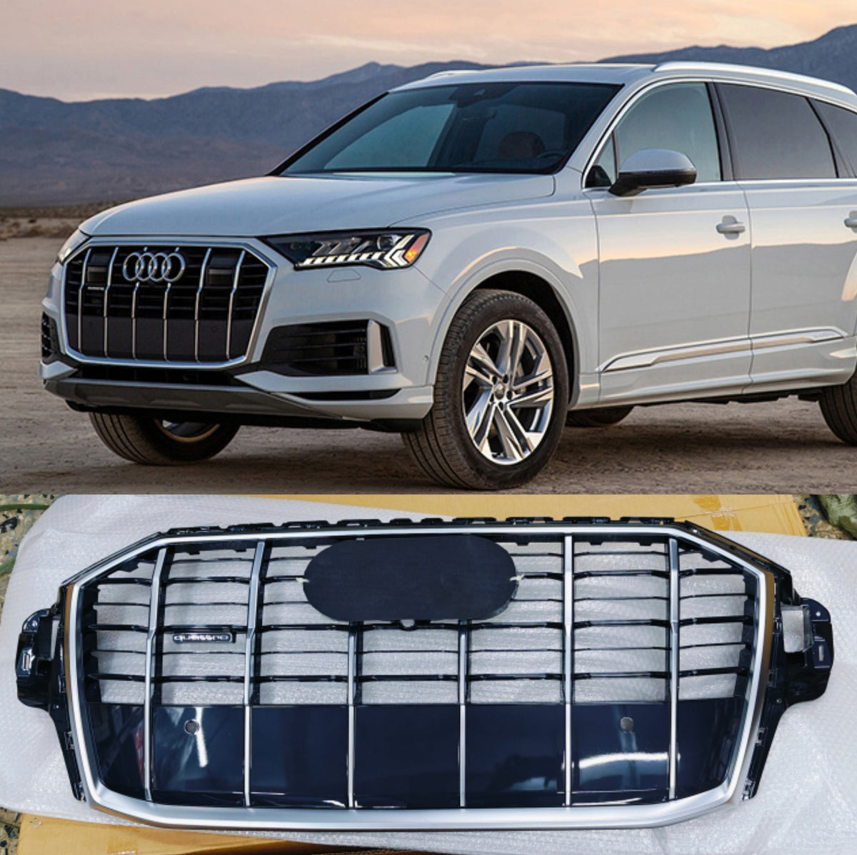 Show Grill 4M0853651AHRN4 Compatible With AUDI Q7 (2020-2024) Tag No.171