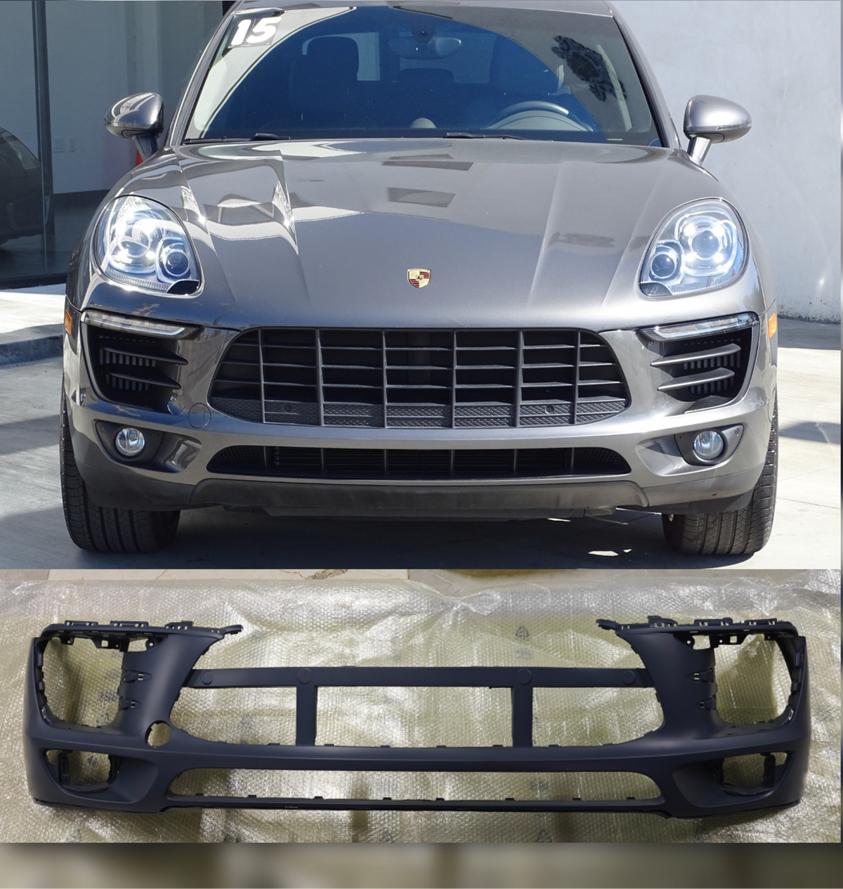 Complete Front Bumper 95B807221A Compatible With Porsche Macan (2014-2018) Tag No.171