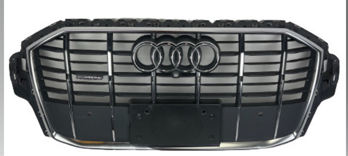 Glossy Grey Original Show Grill Compatible With Audi = Q7 (2020-23) Tag No.171