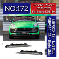 Fog Lamp Left 95B953041B & Right 95B953042B Compatible With Porsche Macan (2023-2025) Tag No.172