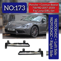 Fog Lamp Left 982953041C & Right 982953042C Compatible With Porsche Boxter (2017-2022) Tag No.173