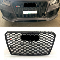 Show Grill   Compatible With Audi A7 (2010-2015) RS7 Black Chrome  No.176