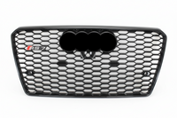 Show Grill   Compatible With Audi A7 (2010-2015) RS7 Black Chrome  No.176