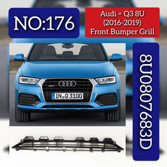 Front Bumper Grill 8U0807683D Compatible With Audi Q3 8U (2016-2019) Tag No.176