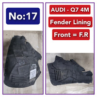Front Right Fender Liner 4M0821172S 4M0821172P 4M0821172AJ 4M0821172Q  Compatible With AUDI Q7 4M Tag-FEA-17