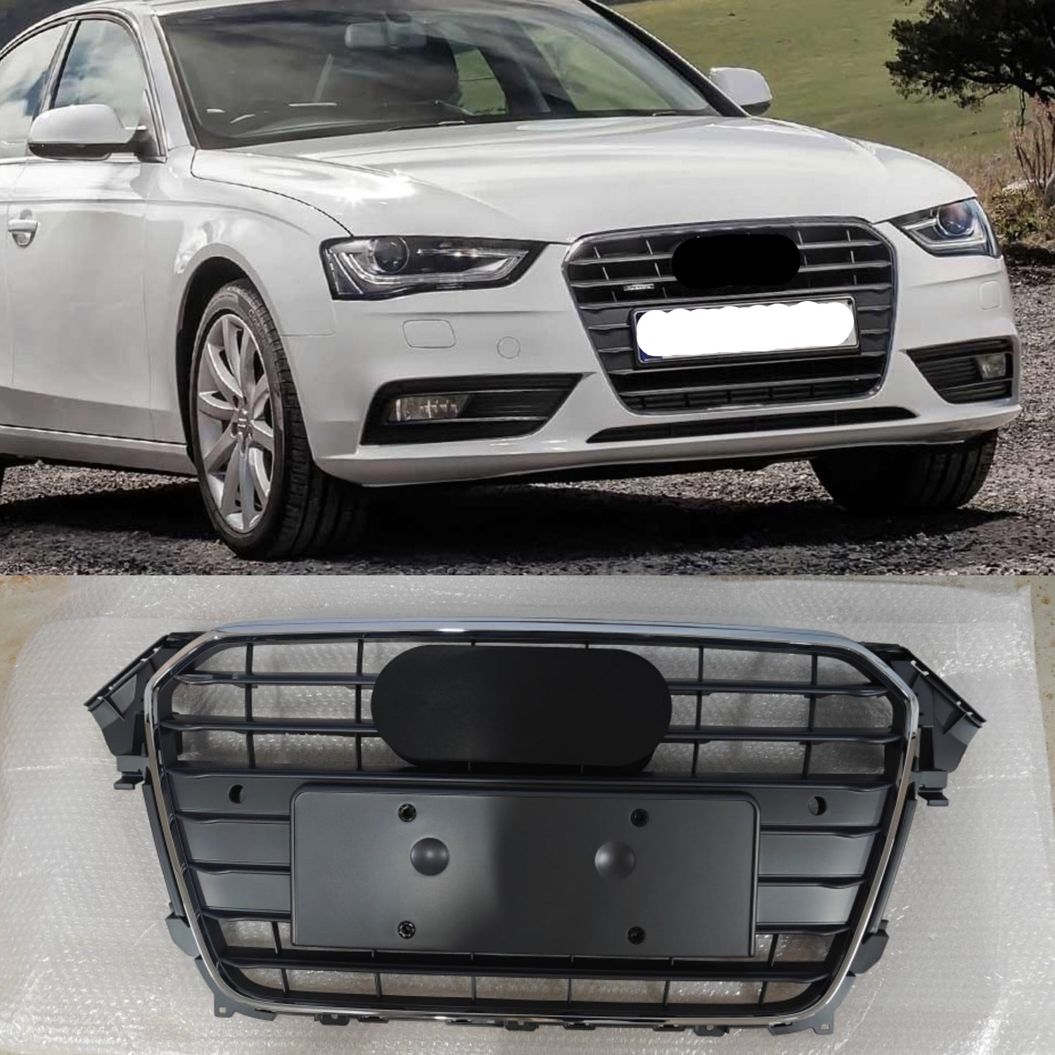 Show Grill 8KD853651A1QP  Compatible With AUDI A4 8K (2013-2016) Tag No.17