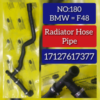 Radiator  Hose Pipe 17127617377 Compatible With BMW X1 (F48) & MINI (F56) | MINI / COOPER Tag No.180