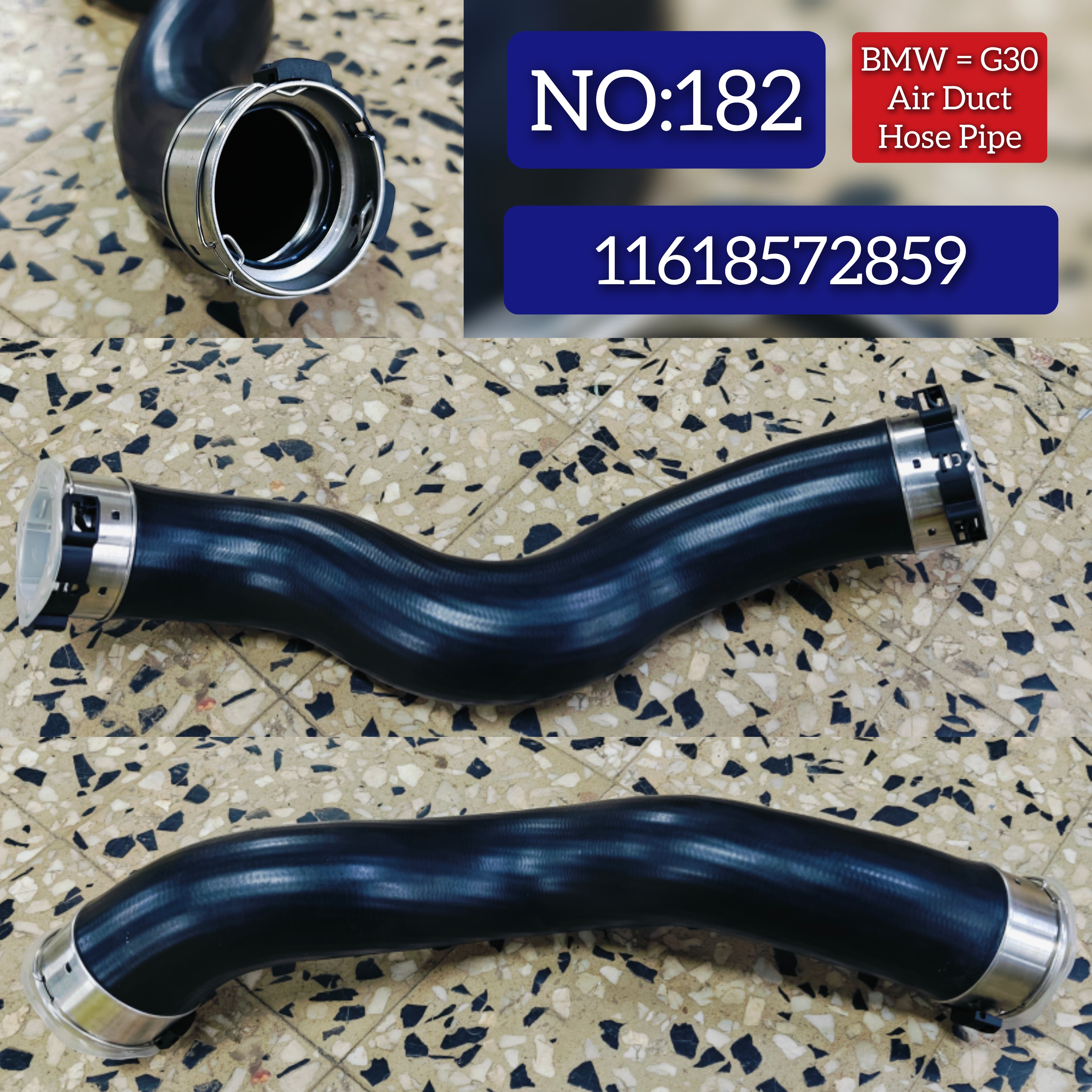 Air Duct Hose 11618572859 Compatible With BMW 5-Series  (G30, F90)