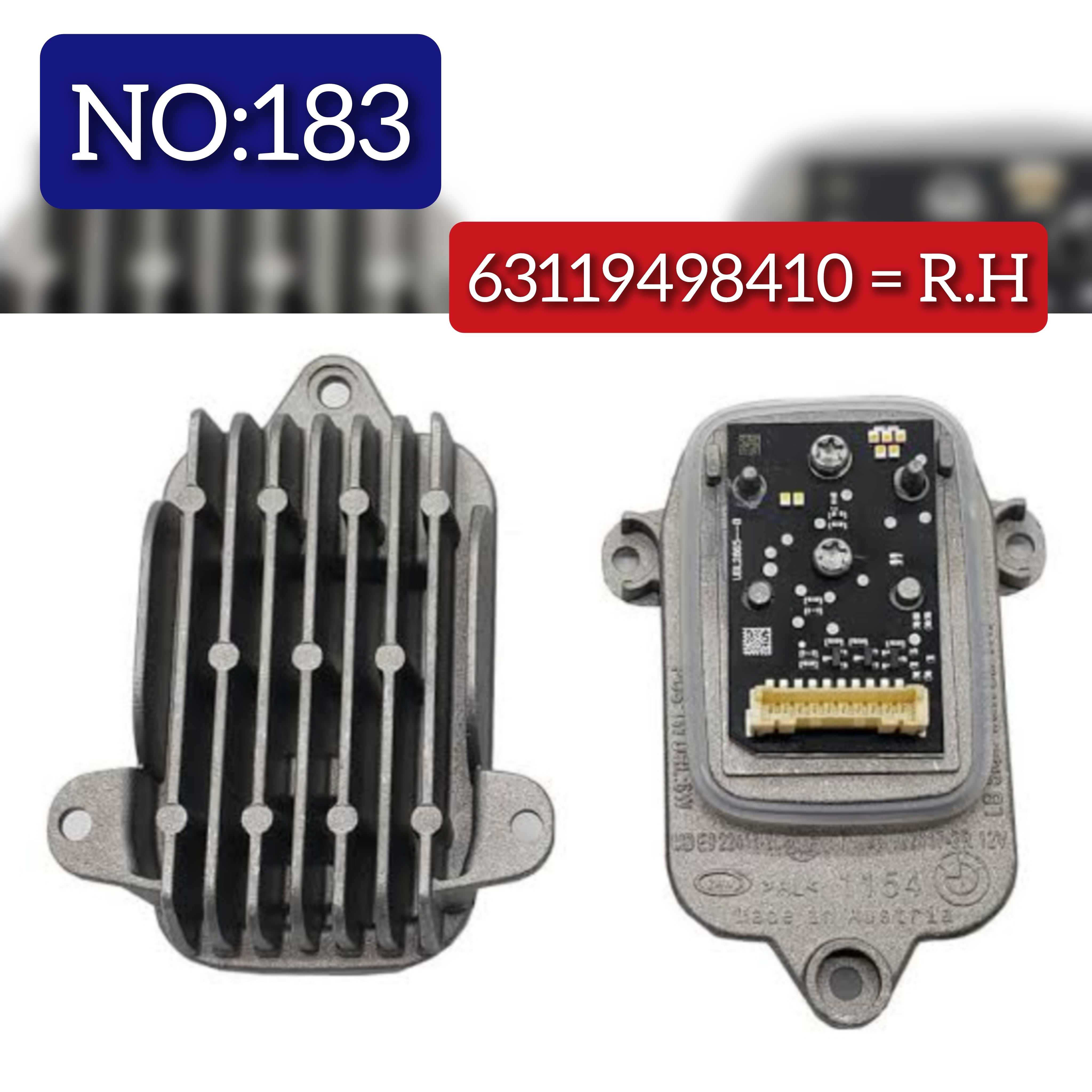 Right LED Headlight Turn Signal Light Module 63119498410 For BMW 7' G11 G12 Tag-BL-183