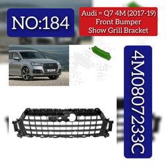 Front Bumper Show Grill Bracket 4M0807233C Compatible With Audi Q7 4M (2017-2019) Tag No.184