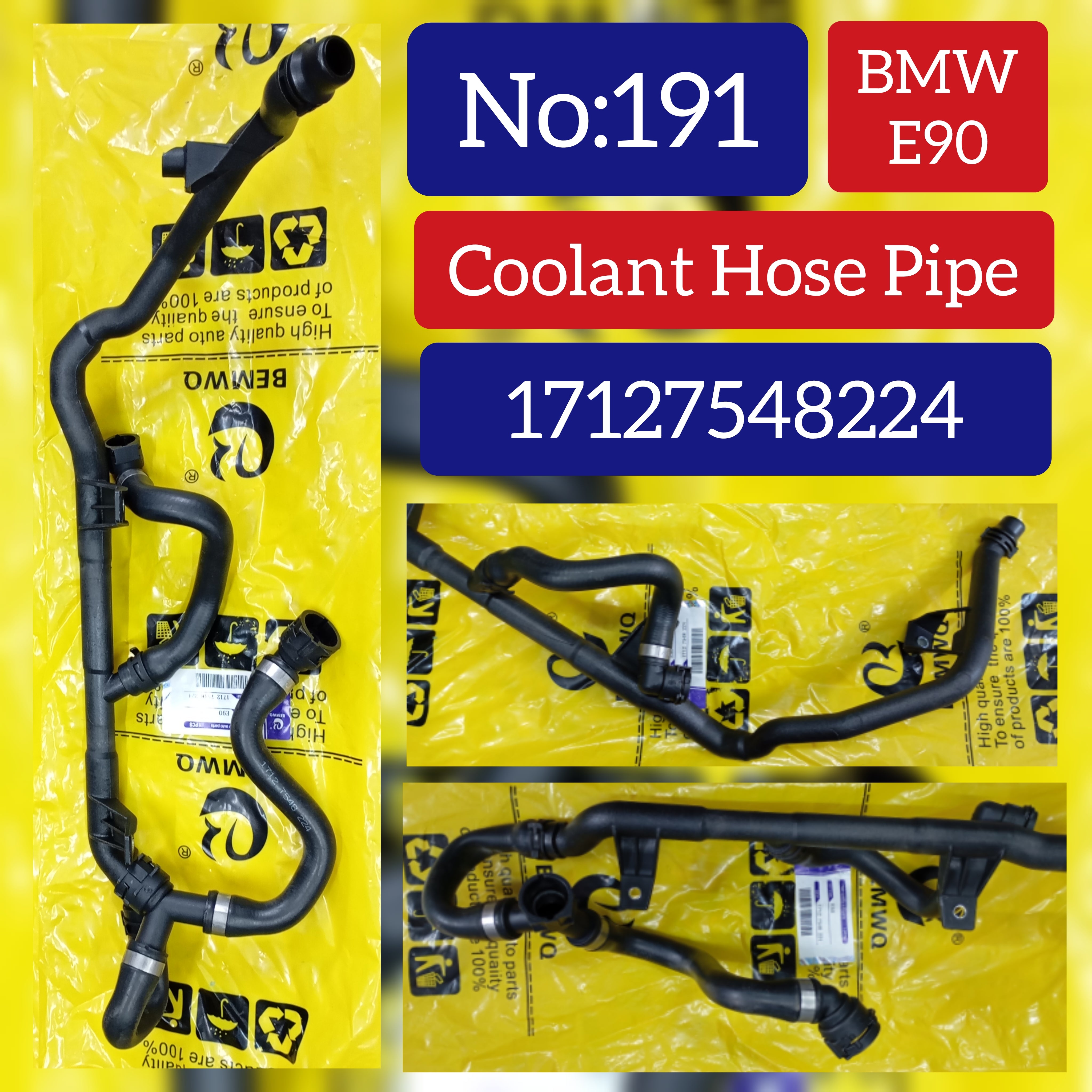 Coolant Hose Pipe 17127548224 V20-3961 Compatible With  BMW 3  Series(E90)