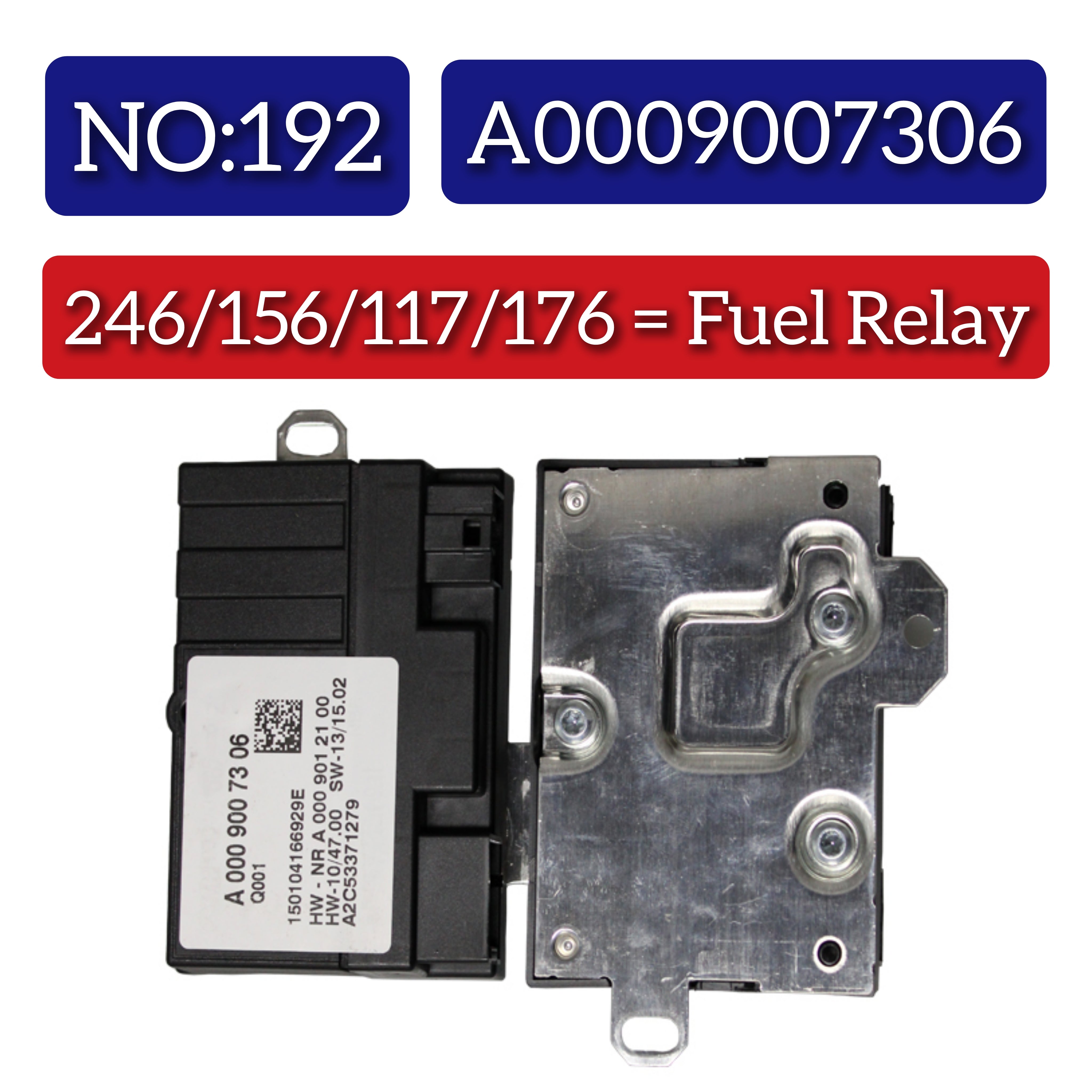 Fuel Pump Control Module A0009007306 For MERCEDES-BENZ A-CLASS W176 & B-CLASS W246, E-CLASS W212, GLA-CLASS X156,  S-CLASS W221 Tag-BL-192