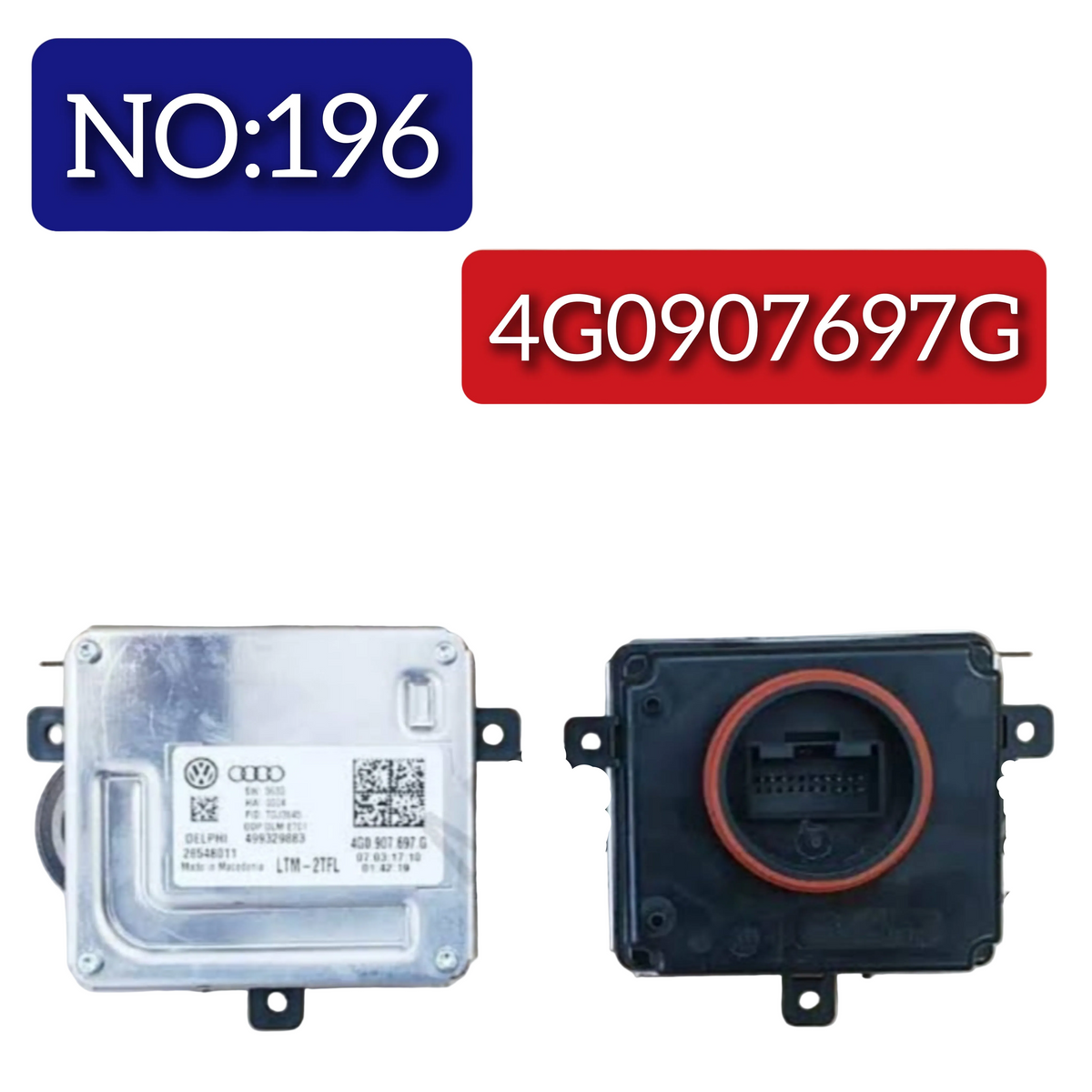 LED DRL Module Headlight Control Unit 4G0907697G 4G0907697F For AUDI A6 Tag-BL-196