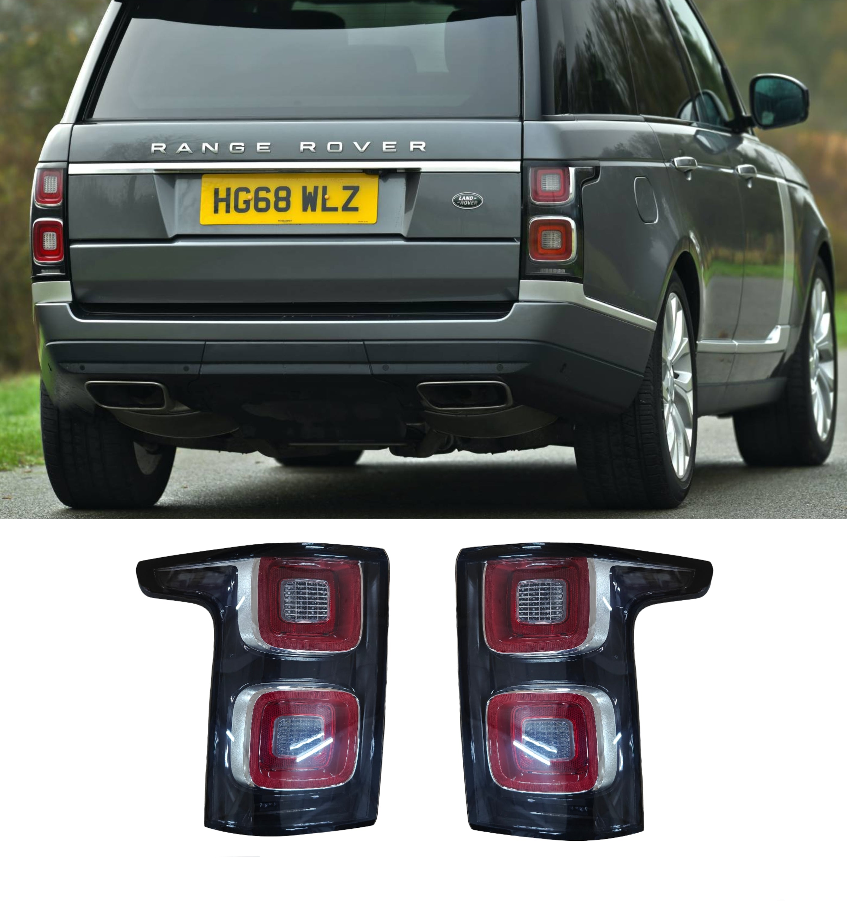 Tail Light Assy Left LR098353 & Right LR098346 Compatible With Land Rover Range Rover Vogue (L405) (2018-2022) Tag No.19