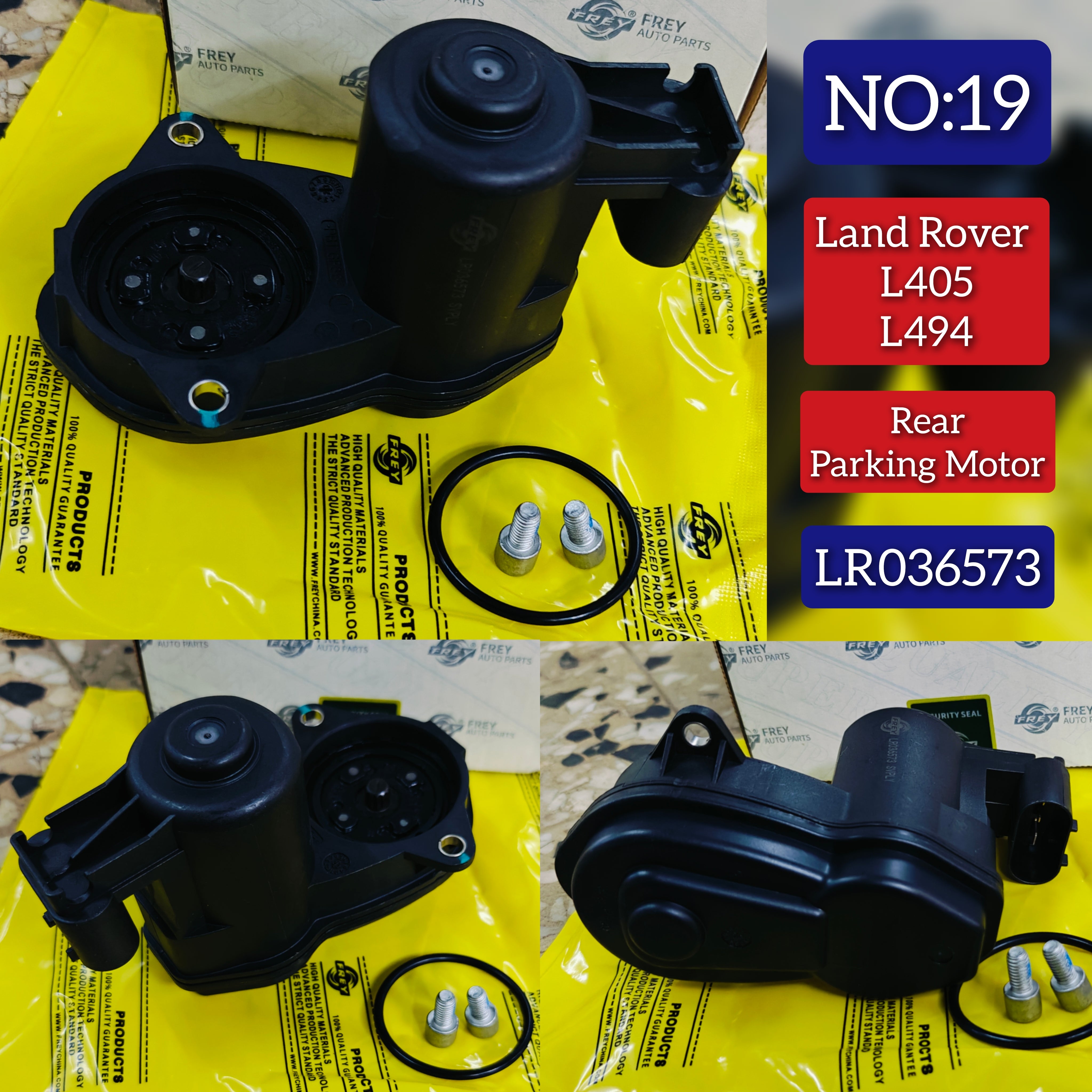 Rear Parking Brake Actuator LR036573 34216791420 34216794618  Compatible With  LAND ROVER RANGE ROVER IV (L405) & RANGE ROVER SPORT II (L494) Tag No.19
