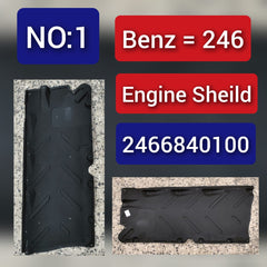 Front Left Floor Under Cover Shield 2466840100  Compatible With MERCEDES-BENZ B-CLASS W246 Tag No.1