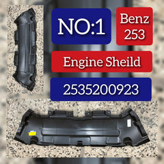 Front Bumper Underbody Cover 2535200923 Compatible with Mercedes-Benz GLC C253 Tag No.1