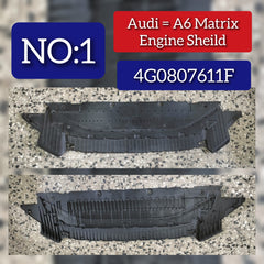 Radiator Support Splash Shield Front Lower 4G0807611F  Compatible With AUDI A6 C7 (4G2, 4GC) | A6 / S6 & A6 C7 Avant (4G5, 4GD) | A6 / S6 Tag No.1