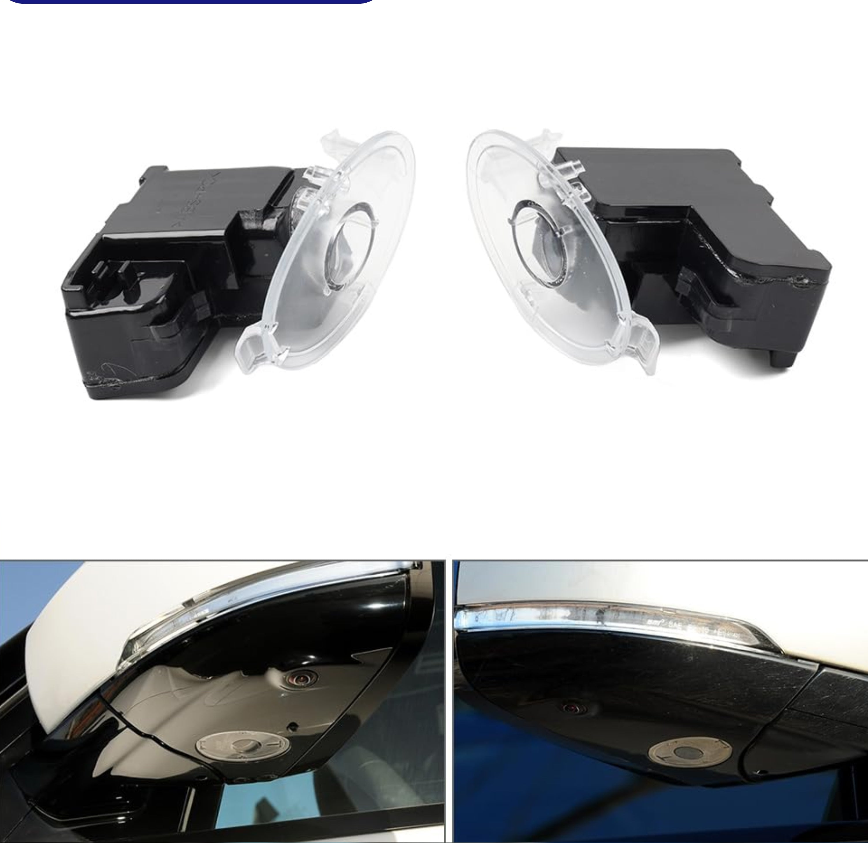 Rearview Puddle Lamps Left LR062160 & Right LR062159 Compatible With Land Rover Range Rover (2015-2022) Tag No.1