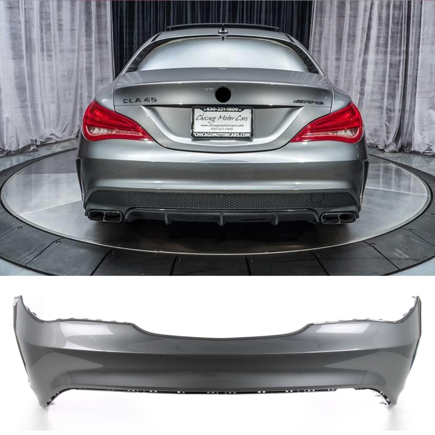 Rear Bumper A1178800340 1178800340 Compatible With MERCEDES-BENZ CLA-Class (C117) (2014-2015) Tag No.01