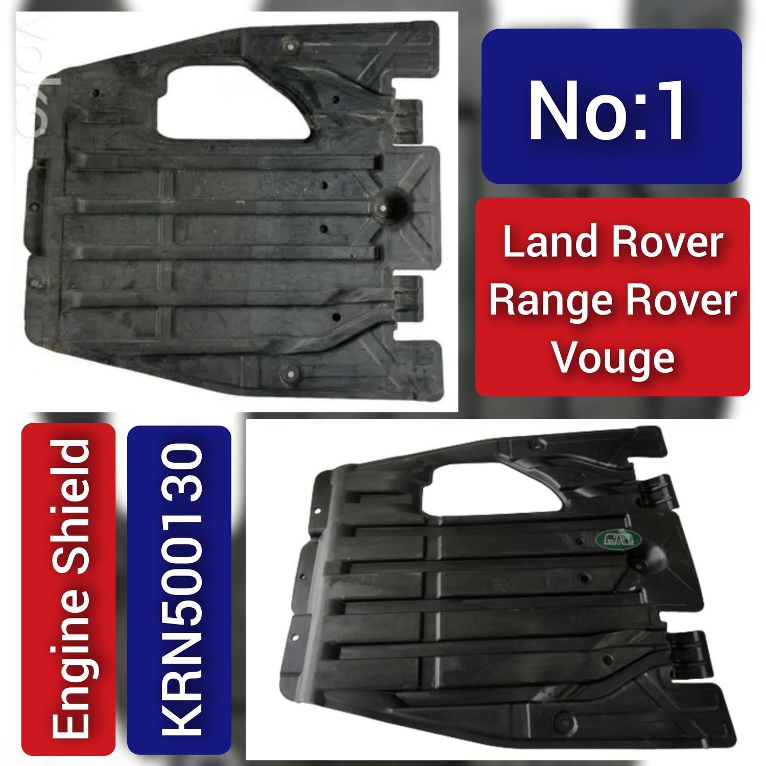Engine Under Hood Shield KRN500130 Compatible with LAND ROVER RANGE ROVER III (L322) Tag No.1