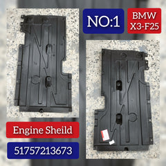 Front Engine Splash Shield 51757213673 Compatible with BMW X3 F25 Tag No.1