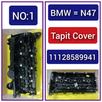 Tappet Cover (Cylinder Head Valve Cover) 11128589941 11127810584 11128570828 Compatible With  BMW 3 Series F30 E90 5 Series F10 X1 E84 X3 F25 Tag-T-01