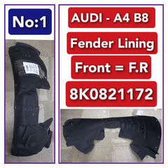 Front Right Fender Liner 8K0821172 Compatible With AUDI  A4 B8 Tag-FEA-01