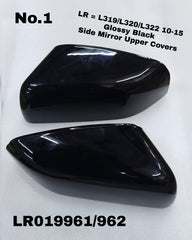 Side Mirror Upper Cover Right LR019961 & Left LR019962 Compatible With Land Rover Range Rover Vogue - L322 (2010-2015) Tag No.1