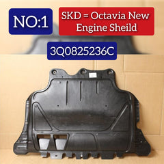 Engine Under Hood Shield 3Q0825236C 5Q0825236Q Compatible with SKODA OCTAVIA III (5E3, NL3, NR3) Tag No.1