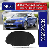 Bonnet Hood Sheild 5E0863831 Compatible With SKODA OCTAVIA III (5E3, NL3, NR3) (2013-2017) Tag No.1