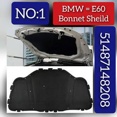 FRONT BONNET HOOD SOUND INSULATION 51487148208 Compatible With BMW 5 Series  (E60)  (2004-2011) Tag No.1
