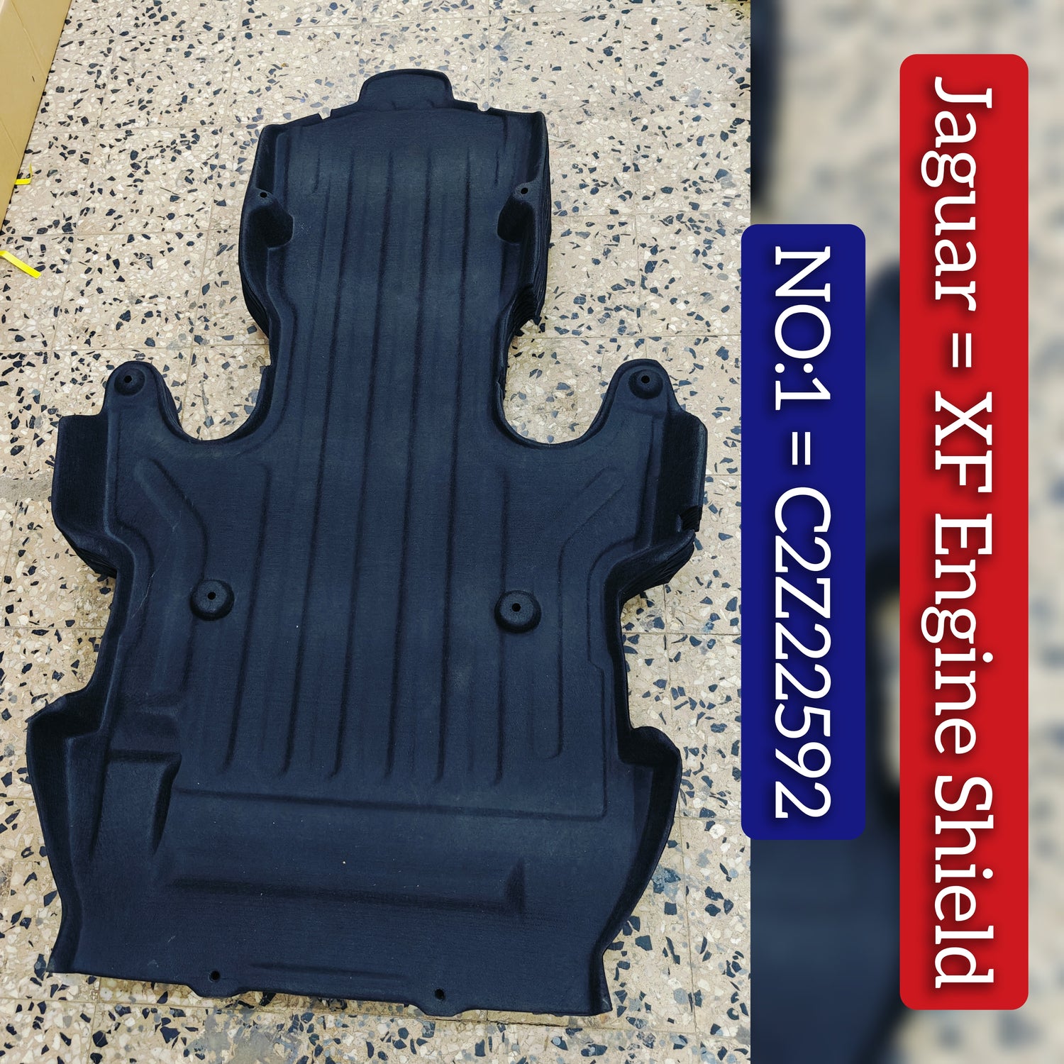 Engine Shield C2Z22592 C2Z29107 C2Z22529 C2Z16294 C2Z8200 Compatible with Jaguar=XF Tag No.1