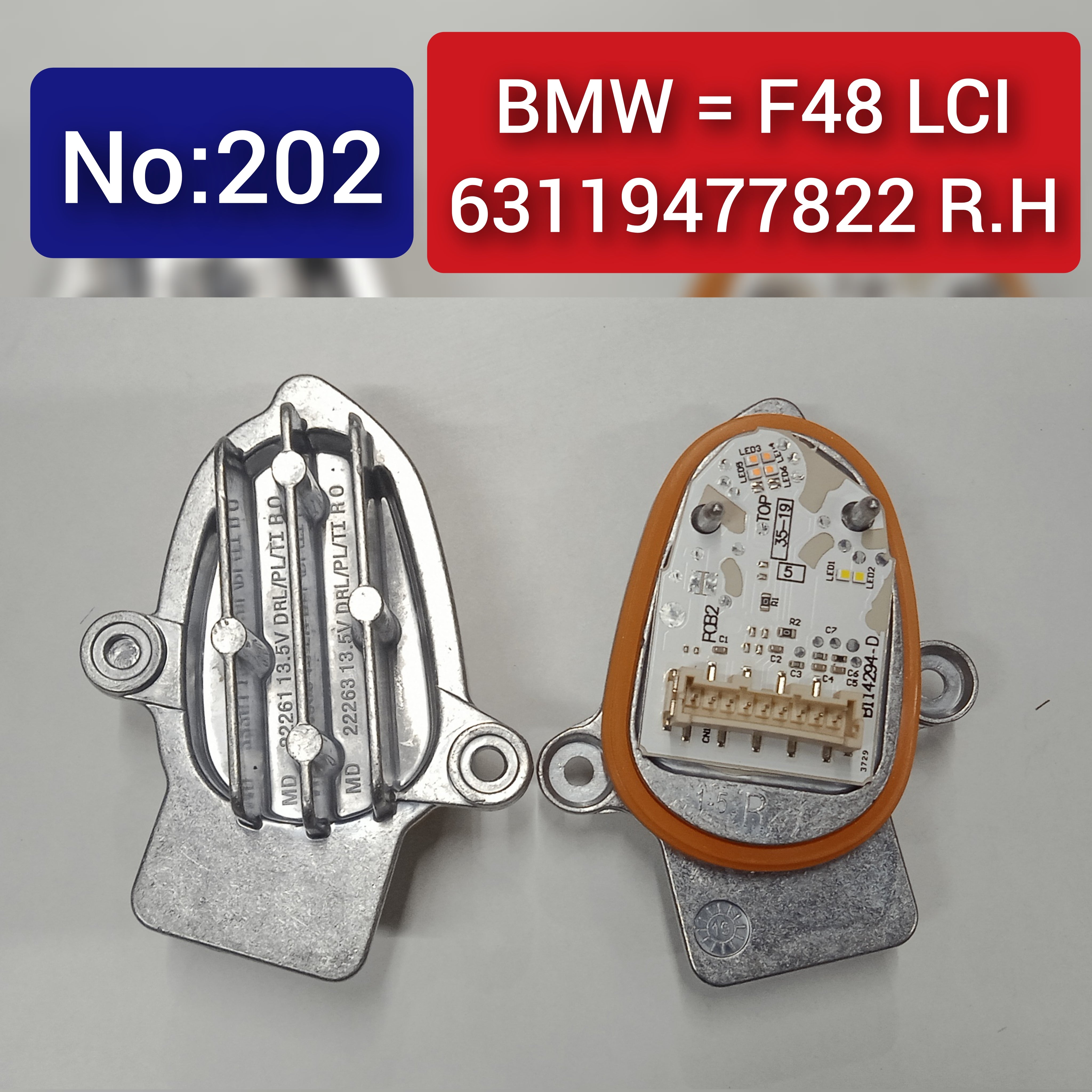 LED Right Turn Light Signal Module 63119477822 For BMW X1 F48 Tag-BL-202