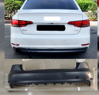 Rear Upper Complete Bumper 8W5807067A 8W5807067AGRU Compatible With AUDI A4 B9 (8W2, 8WC) | A4 / S4