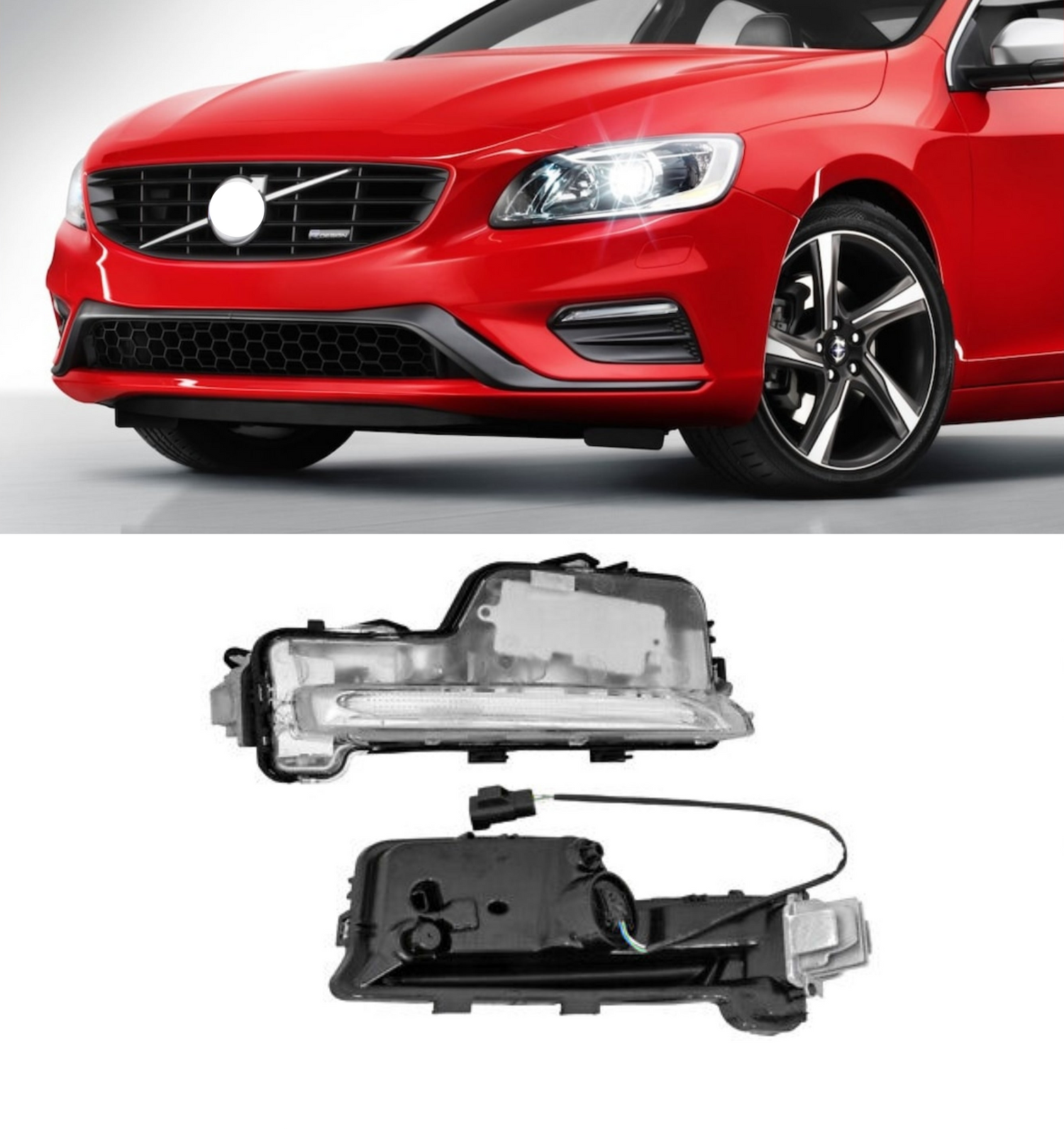 Fog Lamp Fog Light Right 31335635F Left 31335636F Compatible With Volvo S60 (2013-2018) Tag No.204