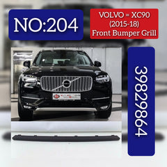 Front Bumper Grill 39829864 Compatible With VOLVO XC90 II (256) (2015-2018) Tag No.204