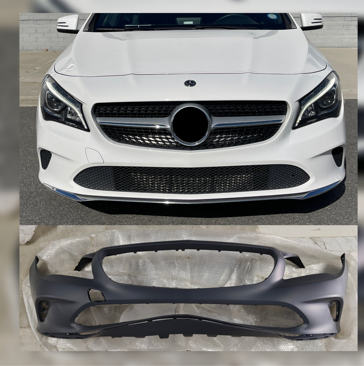 Front Bumper A1178801100 1178801100 Compatible With MERCEDES-BENZ CLA C117 2017-2019 No :- 204