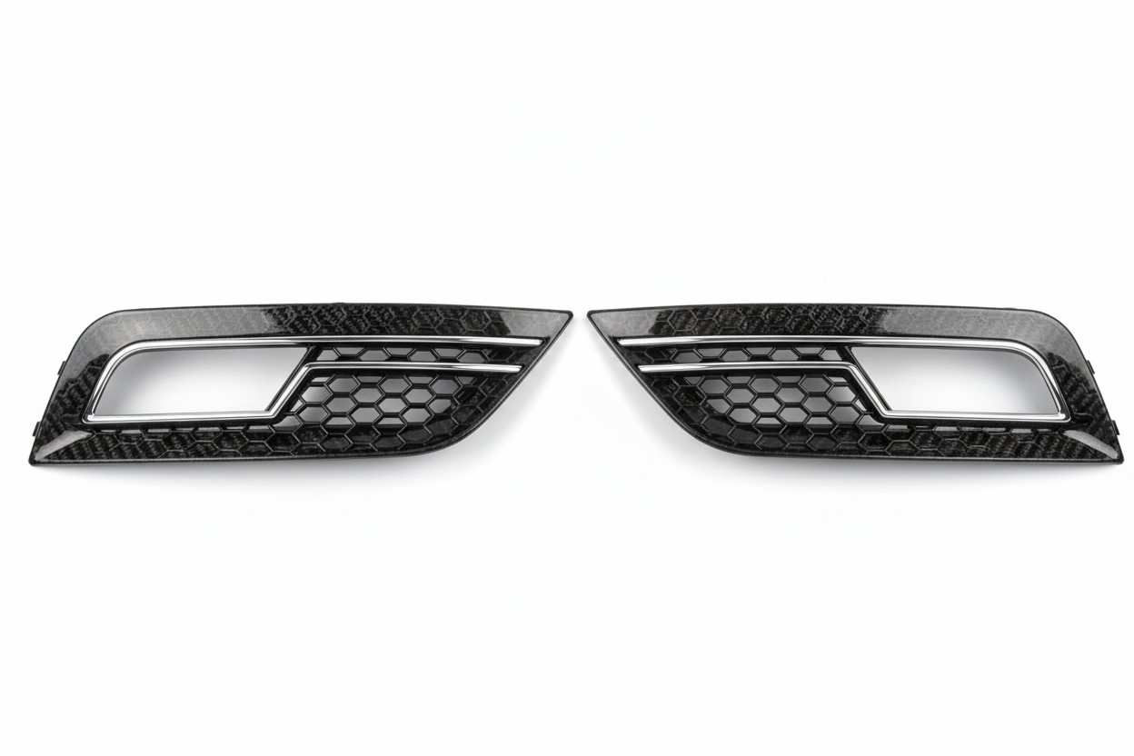 Fog Lamp Cover Left 8K0807681K & Right 8K0807682K 8E0807681F01C Compatible With AUDI A4 (2013-2015) Fog No.20 (2013-15)