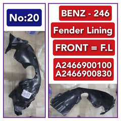 Front Left Fender Liner 4G0821133D Compatible With AUDI A6 4G Tag-FEA-20