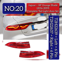 Complete Tail Light Assy Left T2H22639 & Right T2H22637 Compatible With Jaguar XF Orange Shade (2016-2019) Tag No.20
