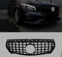 GTR Black Chrome Show Grill Compatible With Mercedes Benz E-CLASS  W212 T-2 (2013-2019) Tag 132
