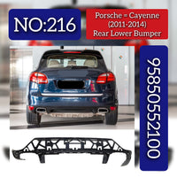 Rear Lower Bumper 95850552100 Compatible With Porsche Cayenne (2011-2014) Tag No.216