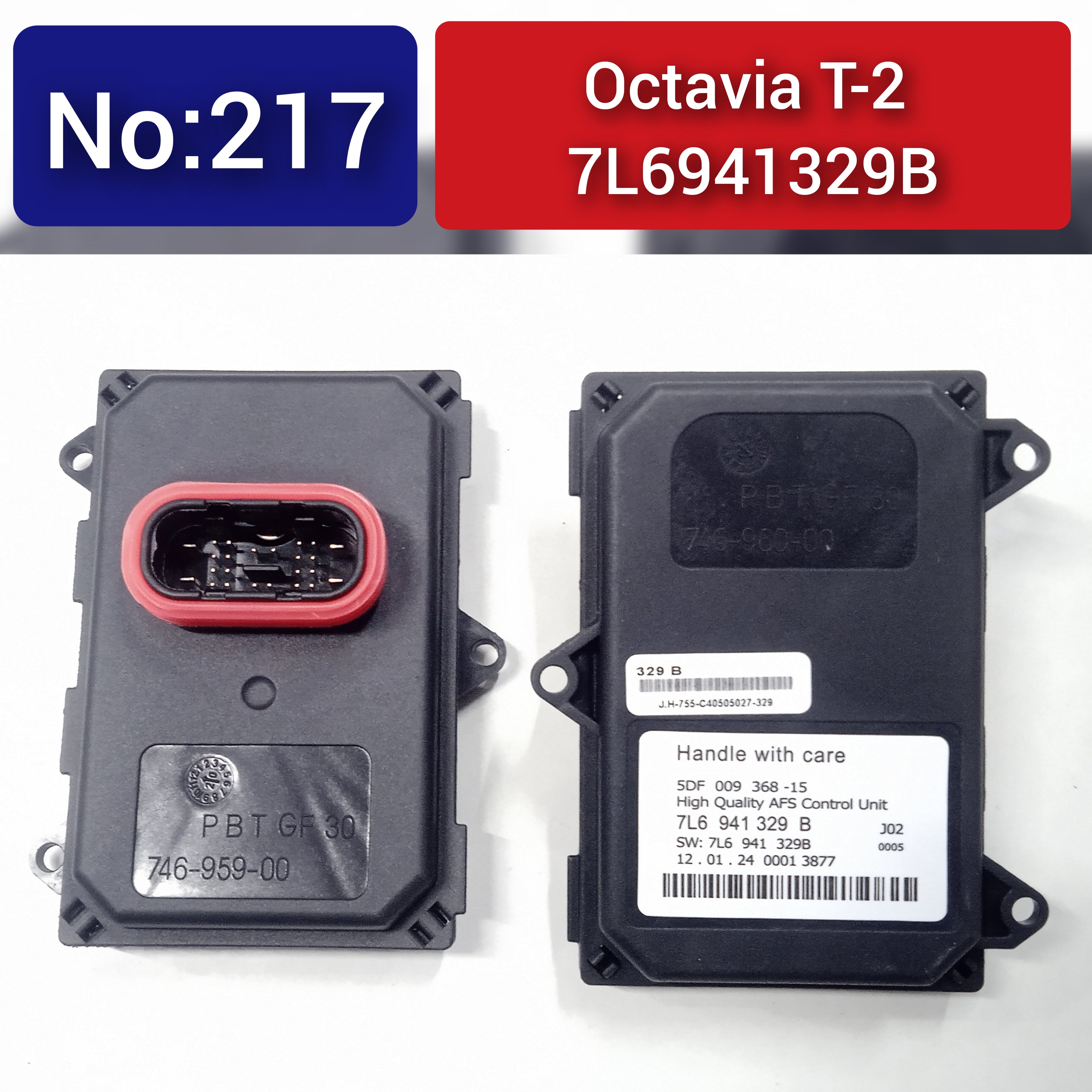 Headlight Control Module  7L6941329B  Compatible With SKODA OCTAVIA II (1Z3) | LAURA & SUPERB II (3T4) 7 VW TOUAREG (7LA, 7L6, 7L7) Tag-BL-217