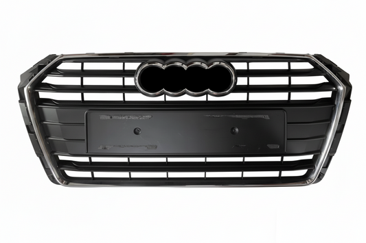 Show Grill  Compatible With Audi A4 B9(2017-19) Matt Black  Tag 21