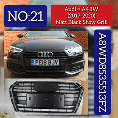 Show Grill 8WD8535513FZ  A8WD8535513FZ Compatible With AUDI A4 8W (2017-2020) Tag No.21